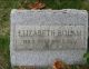 Elizabeth Wright -Headstone